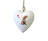 Cocker (Working) Chocolate Ceramic Heart Bauble